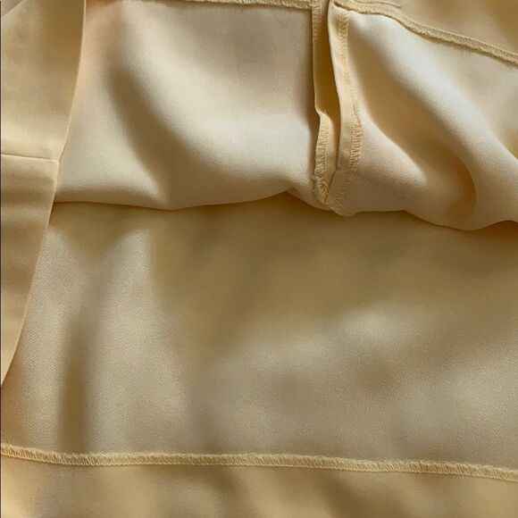 Vintage Metrostyle Women’s Yellow 2-Piece Jacket Skirt Matching Suit Set Size 12 - Picture 16 of 16